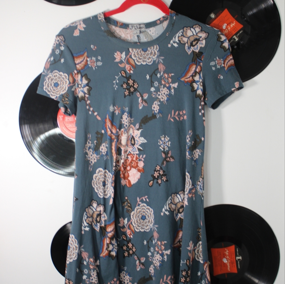 Floral Short Sleeve Dress